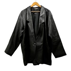 VINTAGE PRIMADONNA ITALIAN FASHIONS Leather Jacket Black